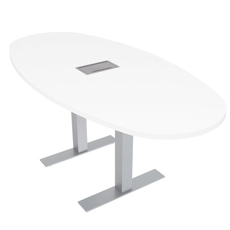 Skutchi Designs 33.5 in W, 69.5 in L, 29 in H, Engineered Wood Top, White HAR-BOVL-34X70-T-ELEC-XD09